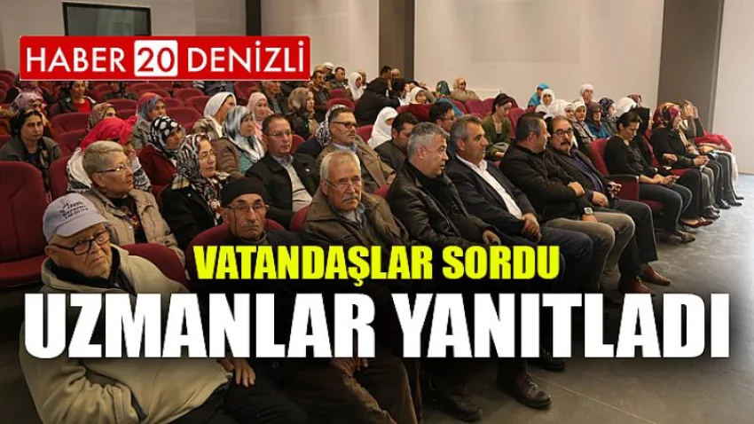 Vatandaşlar Sordu Uzmanlar Yanıtladı
