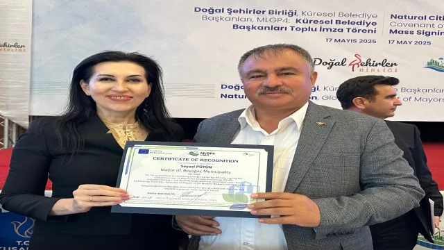 Beyağaç, AB Doğal Şehirler Birliğine üye oldu