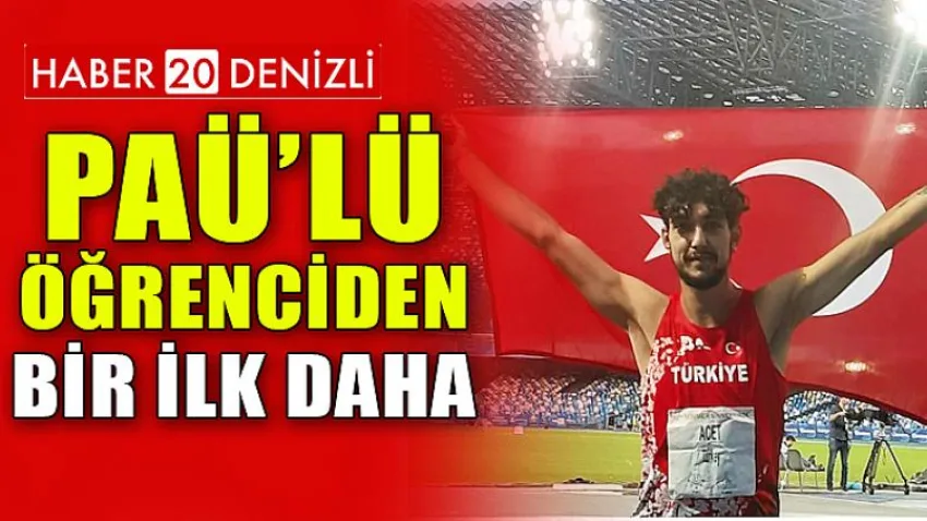 PAÜ’lü Öğrenciden Bir İlk Daha