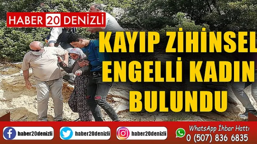 Kayıp zihinsel engelli kadın bulundu