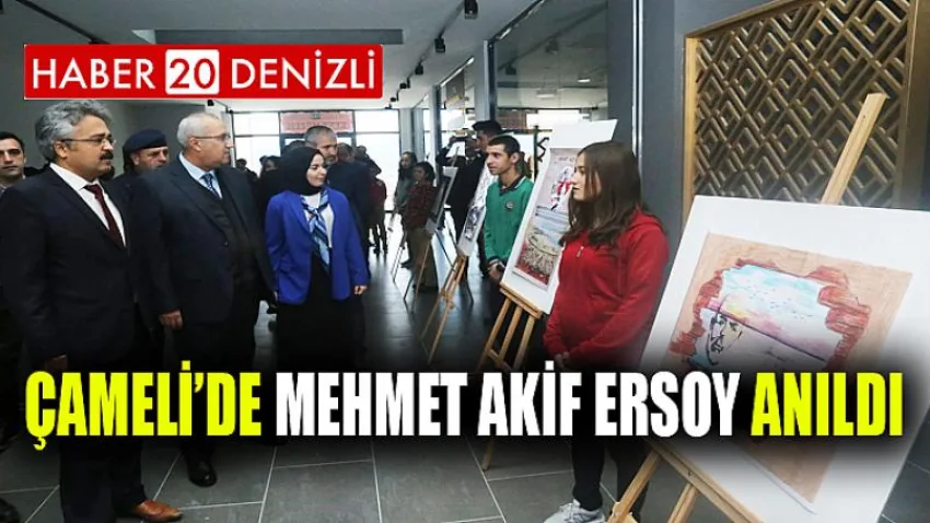 Çameli’de Mehmet Akif Ersoy Anıldı