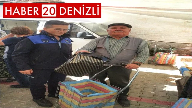 Kaybettiği çantaya zabıtanın dikkatiyle kavuştu