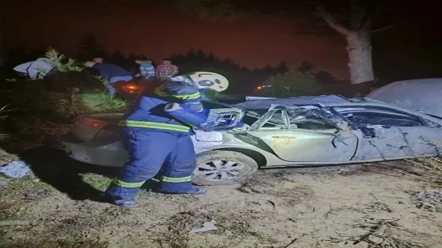Kontrolden Çıkan Otomobil Şarampole Uçtu; 3 Yaralı