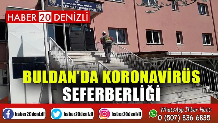 Buldan’da koronavirüs seferberliği