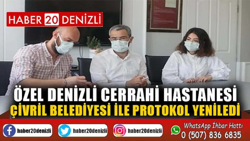 Özel Denizli Cerrahi Hastanesi, Çivril Belediyesi ile protokol yeniledi