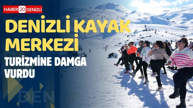 ​Denizli Kayak Merkezi bölge turizmine damga vurdu