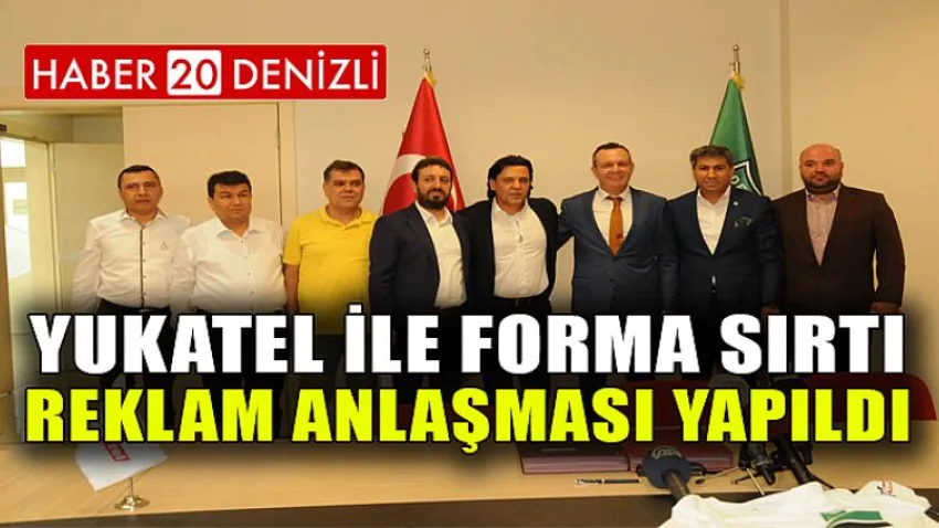 Yukatel ile Forma Sırtı Reklam Anlaşması Yapıldı