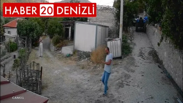 Bahçeye giren koyunlar nedeniyle işlenen cinayetin görüntüleri dehşete düşürdü