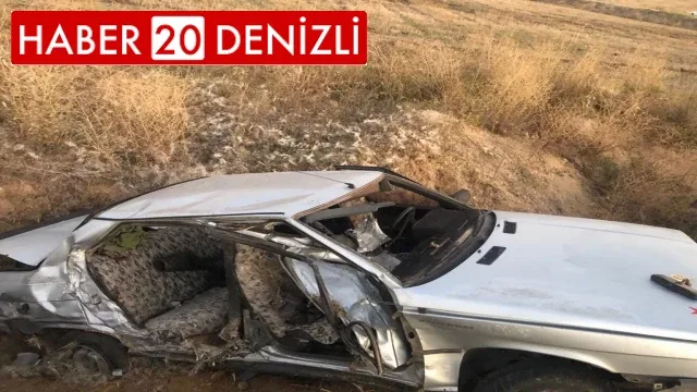 Otomobille hafif ticari araç çarpıştı; 1’i ağır 4 yaralı