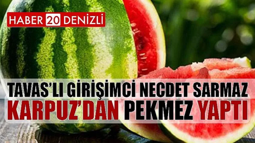Karpuzdan Pekmez Yaptı
