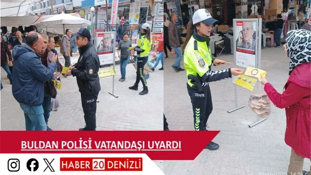 Buldan polisi vatandaşı uyardı