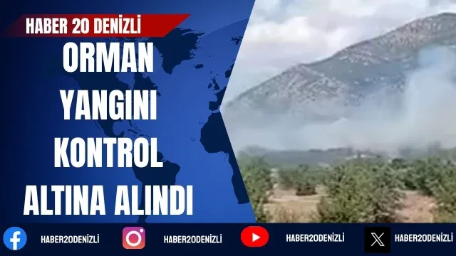 Acıpayam’daki orman yangını kontrol altına alındı