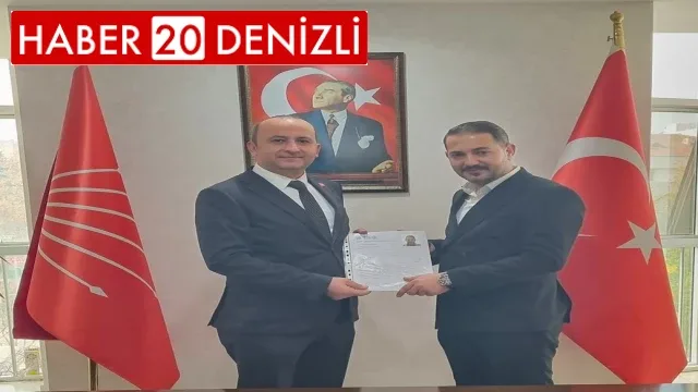Denizli’de hayırsever işadamı siyasete adım attı
