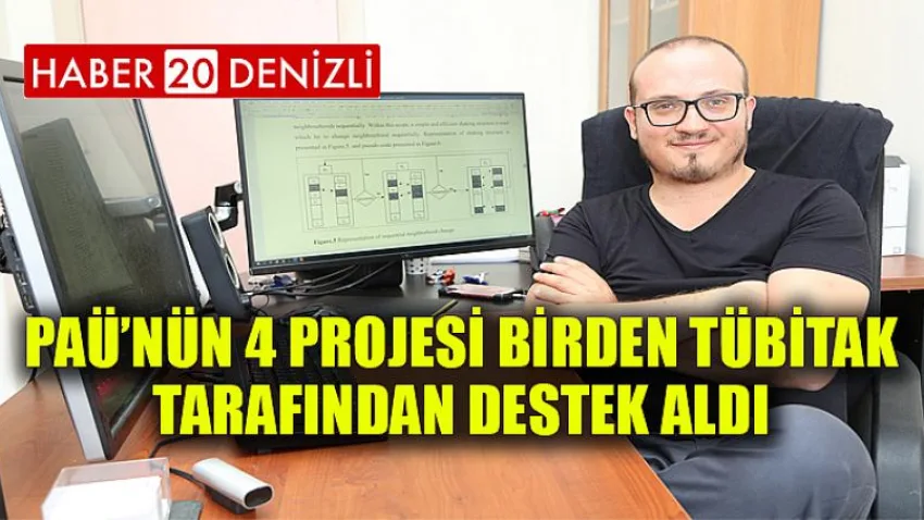 PAÜ’nün 4 Projesi Birden TÜBİTAK Tarafından Destek Aldı