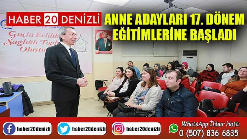 Anne adayları 17. dönem eğitimlerine başladı