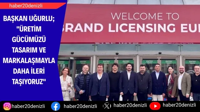Başkan Uğurlu; "Üretim gücümüzü tasarım ve markalaşmayla daha ileri taşıyoruz