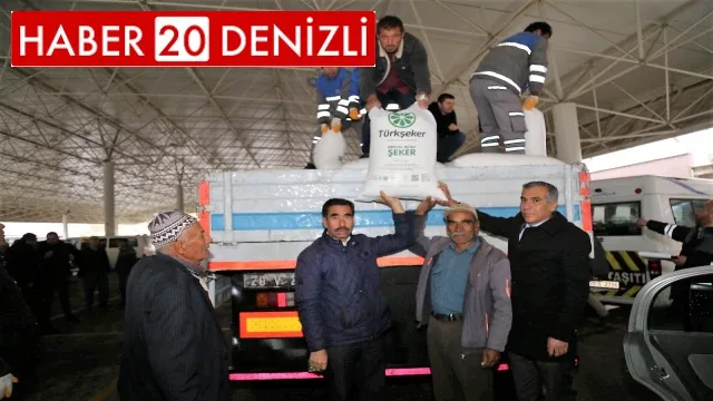 Çameli’nde arı üreticilerine 34 ton toz şeker desteği verildi