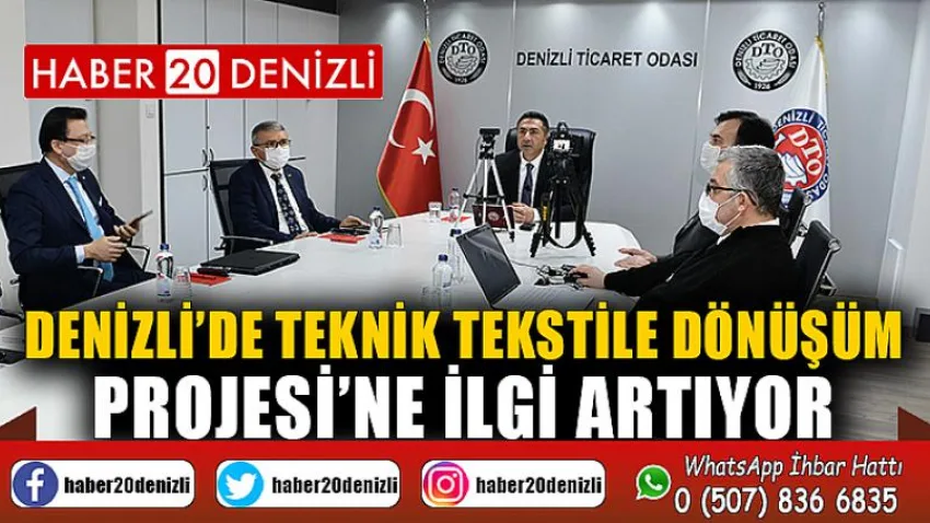 Denizli’de Teknik Tekstile Dönüşüm Projesi’ne İlgi Artıyor
