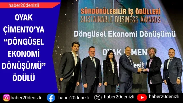 OYAK Çimento’ya “Döngüsel Ekonomi Dönüşümü” Ödülü