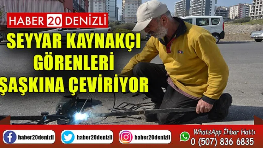 Sokakları gezip hayatını 'kaynatarak' kazanıyor