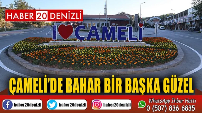 Çameli’de Bahar Bir Başka Güzel