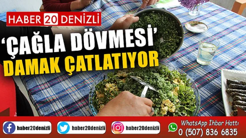 Asırlık lezzet ‘Çağla dövmesi’ damak çatlatıyor