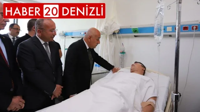 Bakan Kirişci helikopter kazasında yaralanan personeli ziyaret etti