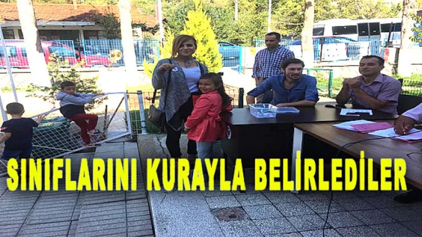 Sınıflarını Kurayla Belirlediler