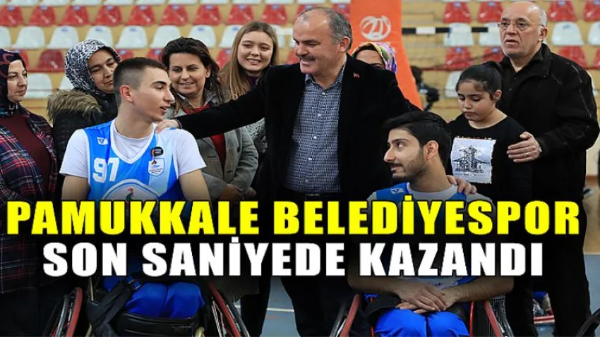 Pamukkale Belediyespor Son Saniyede Kazandı