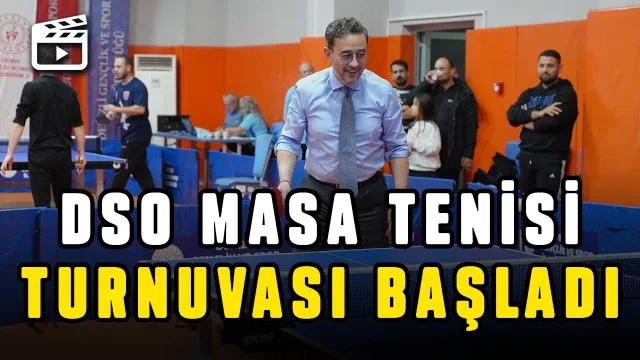 DSO Masa Tenisi Takımlar Turnuvası başladı