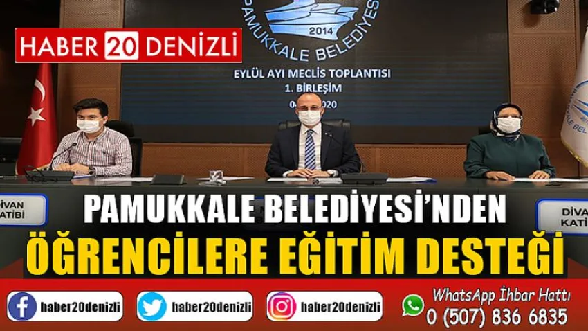 Pamukkale Belediyesi’nden Öğrencilere Eğitim Desteği