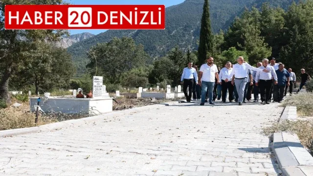 Denizli’de mezarlıklar yenileniyor