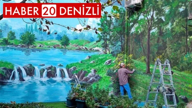 Koca duvar 6 günde sanat eserine dönüştü