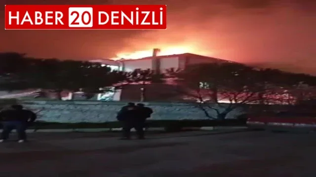 Lojmanda çıkan yangın korku ve paniğe neden oldu