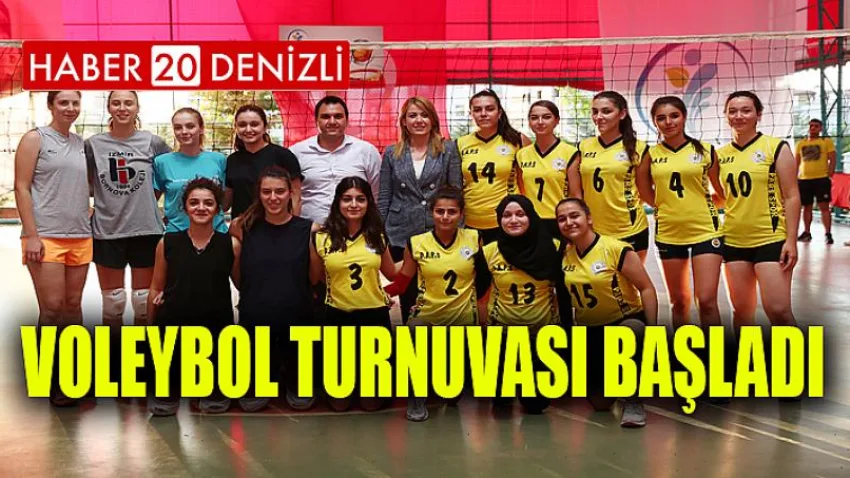 Voleybol Turnuvası Başladı