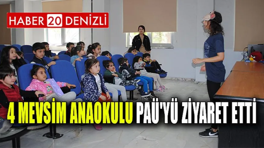 4 Mevsim Anaokulu PAÜ'yü Ziyaret Etti