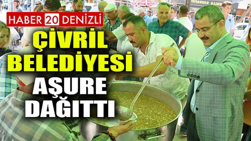 Çivril Belediyesi Aşure Dağıttı