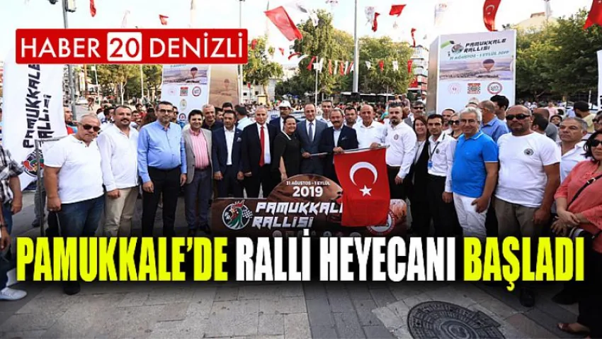 Pamukkale’de Ralli Heyecanı Başladı