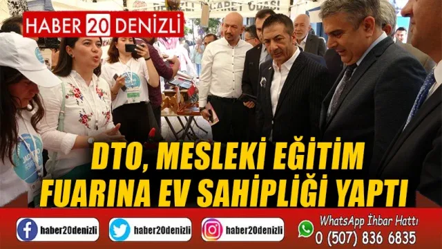 DTO, Mesleki Eğitim Fuarına ev sahipliği yaptı