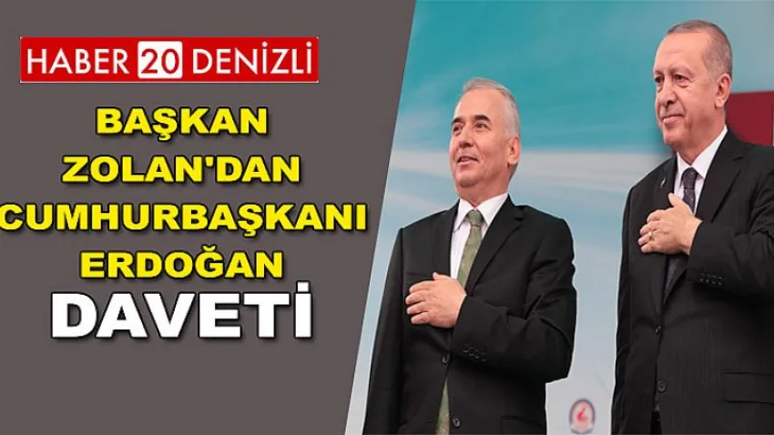 Başkan Zolan'dan Cumhurbaşkanı Erdoğan Daveti