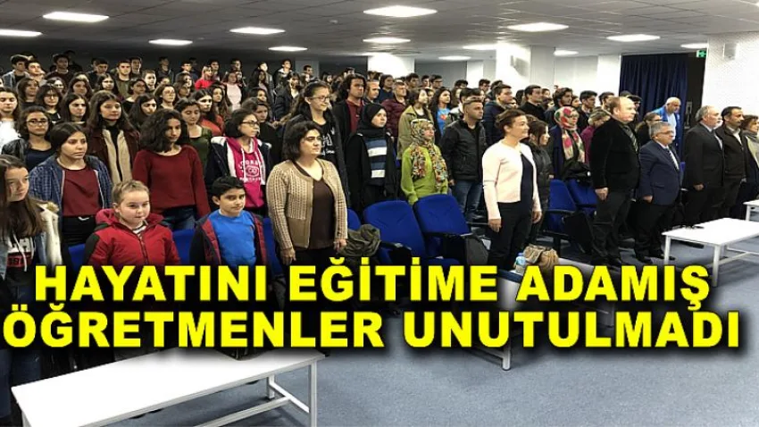 Hayatını Eğitime Adamış Öğretmenler Unutulmadı