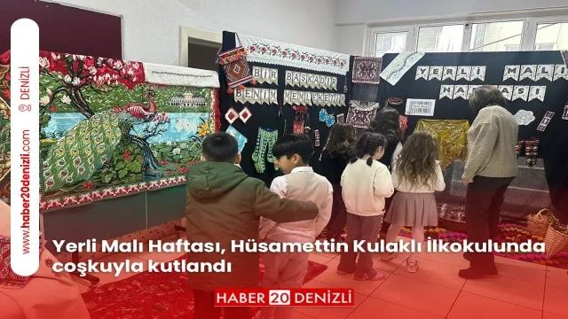 Yerli Malı Haftası, Hüsamettin Kulaklı İlkokulunda coşkuyla kutlandı