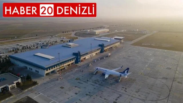 Çardak Havalimanı’ndan 40 bin 489 yolcu uçtu