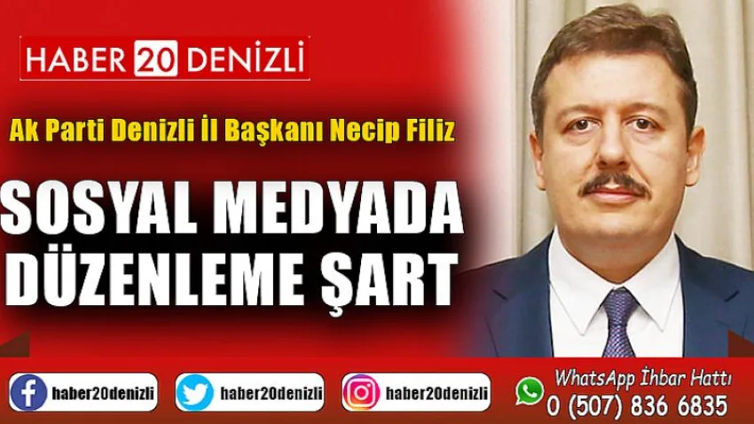 Sosyal Medyada Düzenleme Şart