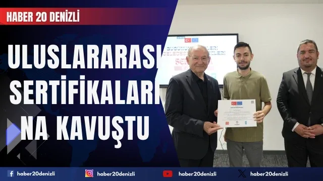 Geleceğin dijital tasarımcıları uluslararası sertifikalarına kavuştu