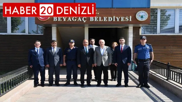 Vali Coşkun, Beyağaç ilçesinde incelemelerde bulundu