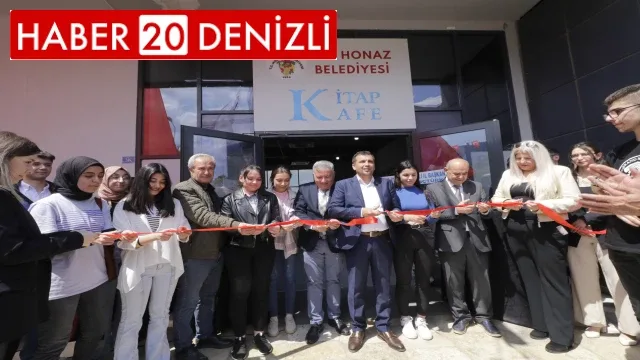 Honaz Belediyesi, Kitap Kafe'yi öğrencilerin hizmetine sundu