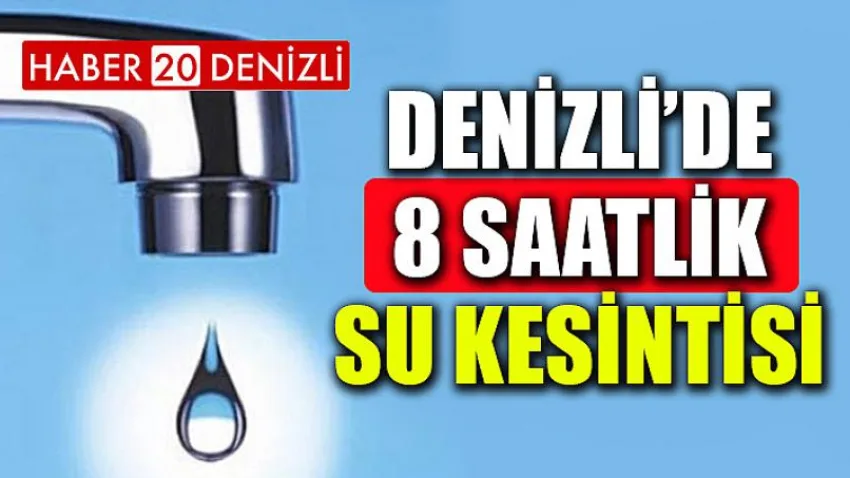 Sümer ve Eskihisar'da Su Kesintisi
