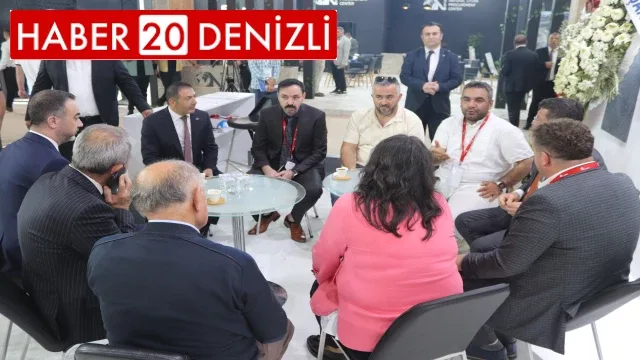 DTO Başkanı Uğur Erdoğan, Marble İzmir’de Denizlili firmaları yalnız bırakmadı