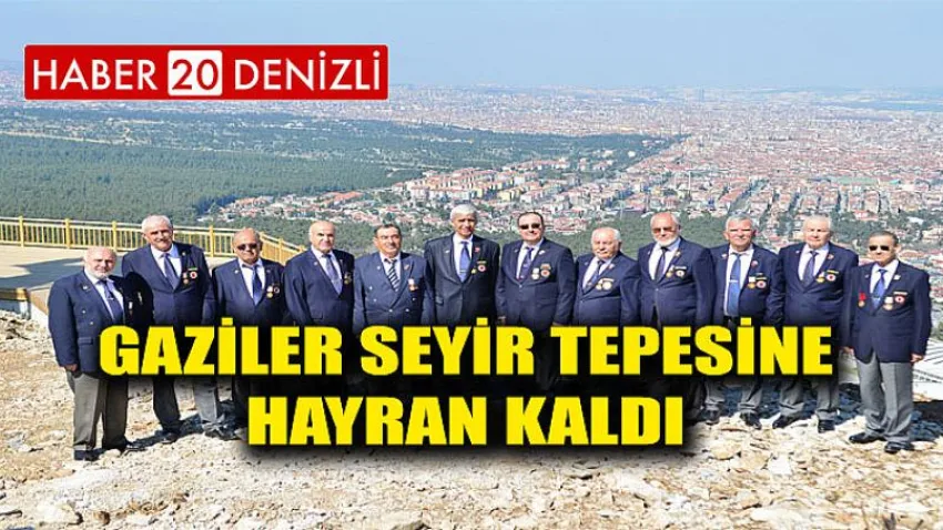 Gaziler Seyir Tepesine Hayran Kaldı